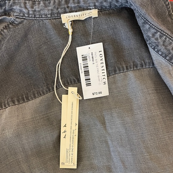 NWT Lovestitch Benji Shirt Dress - Picture 6 of 6